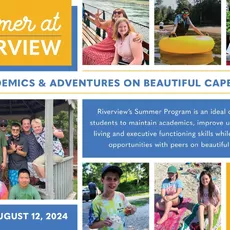 Summer at Riverview offers programs for three different age groups: Middle School, ages 11-15; High School, ages 14-19; and the Transition Program, GROW (Getting Ready for the Outside World) which serves ages 17-21.⁠
⁠
Whether opting for summer only or an introduction to the school year, the Middle and High School Summer Program is designed to maintain academics, build independent living skills, executive function skills, and provide social opportunities with peers. ⁠
⁠
During the summer, the Transition Program (GROW) is designed to teach vocational, independent living, and social skills while reinforcing academics. GROW students must be enrolled for the following school year in order to participate in the Summer Program.⁠
⁠
For more information and to see if your child fits the Riverview student profile visit ji-ve.com/admissions or contact the admissions office at admissions@ji-ve.com or by calling 508-888-0489 x206
